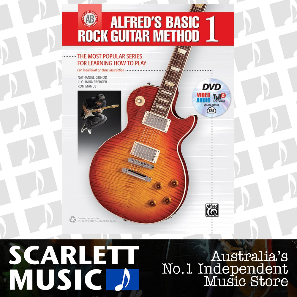 Alfreds Basic Rock Guitar Method 1 Book/DVD/Oa — view 2