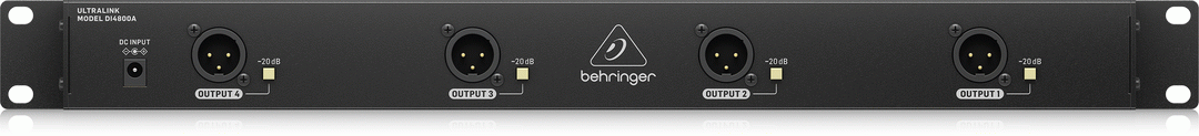 Behringer DI4800A 4-Channel Active DI Booster Line Isolator — view 3