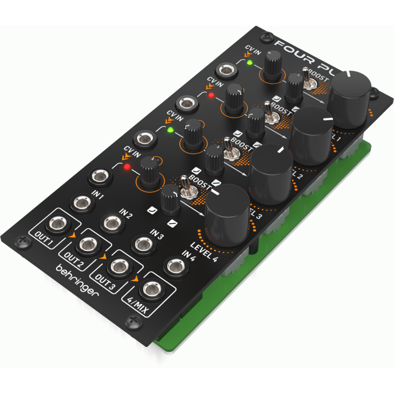 Behringer Four Play Quad VCA and Mixer Module for Eurorack — view 3