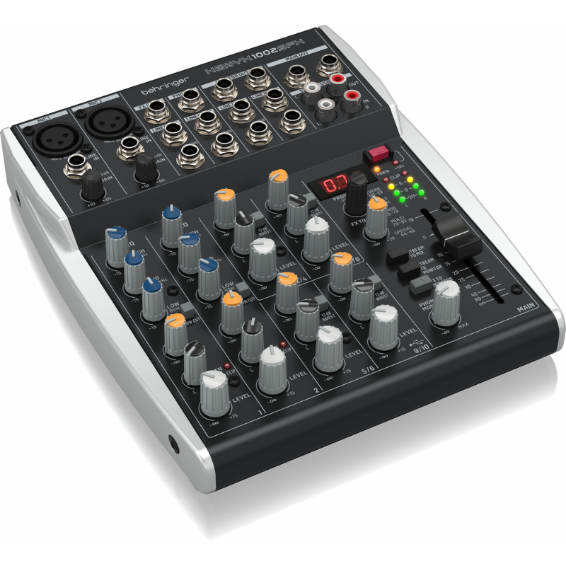 Behringer Xenyx 1002SFX 10-Channel Mixer with USB Streaming Interface and Klark Teknik Effects — view 4