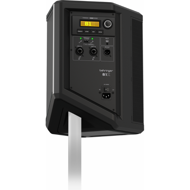 Behringer B1X Portable 250W Speaker with Mixer, Battery Operated, Digital Mixer, Bluetooth, Remote Control, Wireless Microphone Option — view 5