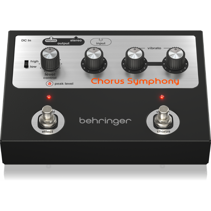 Behringer Chorus Symphony Vintage Modulation Pedal with BBD Chorus and Vibrato Modes — view 5