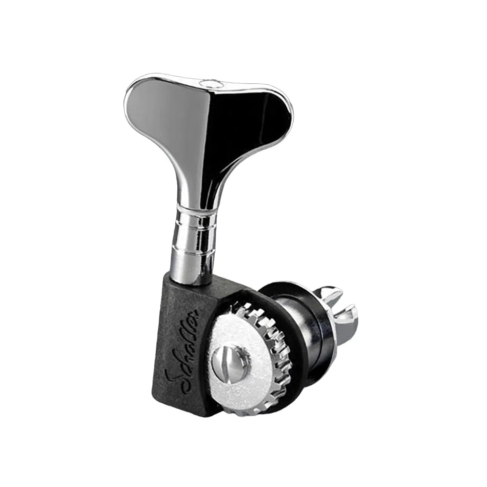 Schaller Bass Tuner 2/2 Chrome BM Light 10270203 with 1:22 Gear Ratio and Precision-Crafted Components
