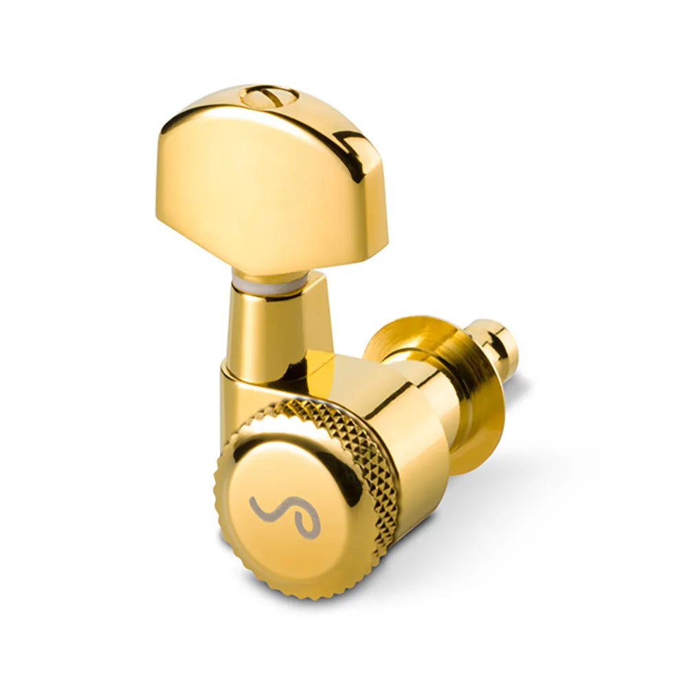 Schaller M6-PIN Rearlocking Machine Heads 3+3 Gold Pin