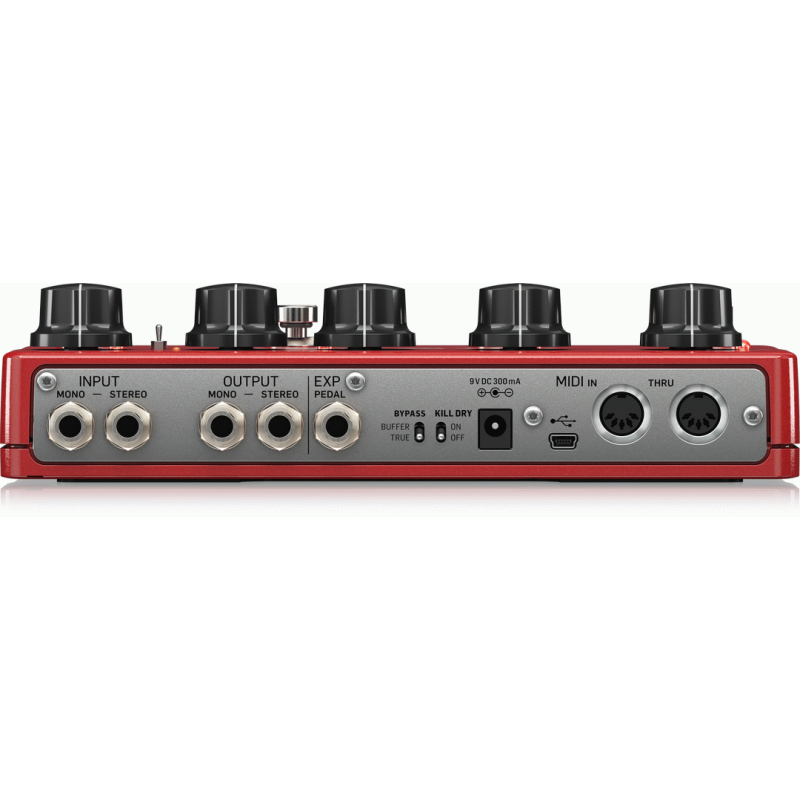 TC Electronic Hall of Fame 2 X4 Reverb Pedal with 4 MASH Switches and 8 Reverb Presets — view 4