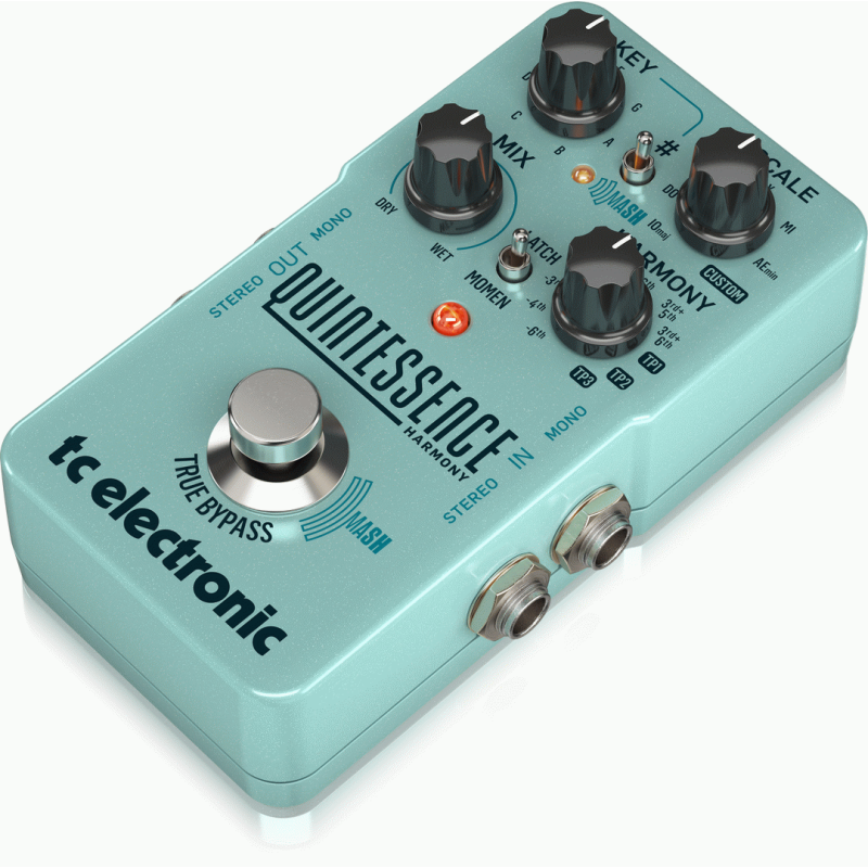 TC Electronic Quintessence Harmony Dual-Voiced Intelligent Harmonizer with MASH Footswitch — view 3
