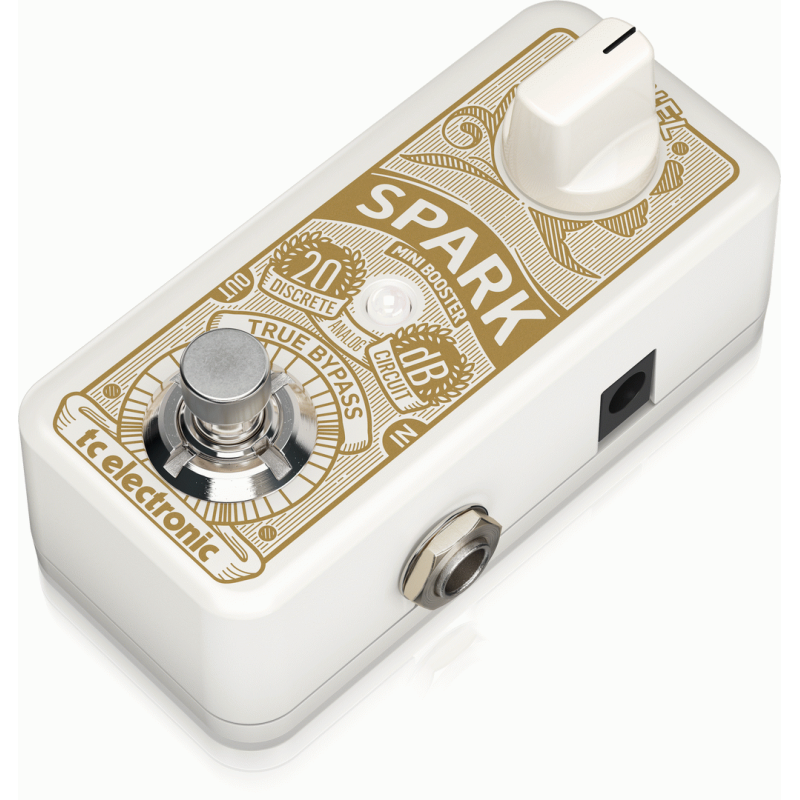 TC Electronic Spark Mini Booster Pedal - Ultra-Compact, PrimeTime Switching, Fully Analog Design — view 3