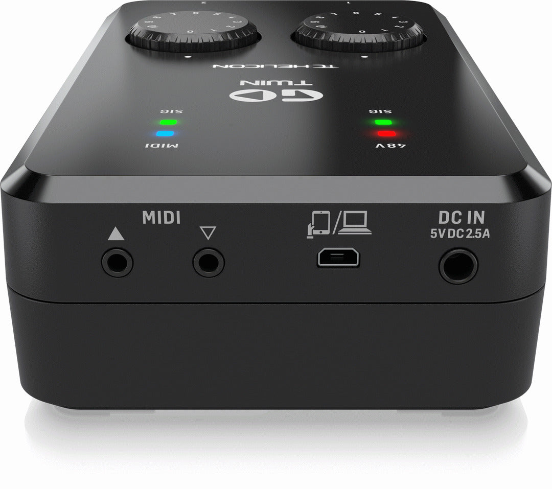 TC Helicon Go Twin HD 2-Channel Audio Midi Interface — view 4