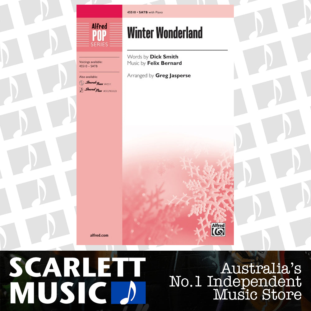 Winter Wonderland SATB Choral Sheet Music — view 2