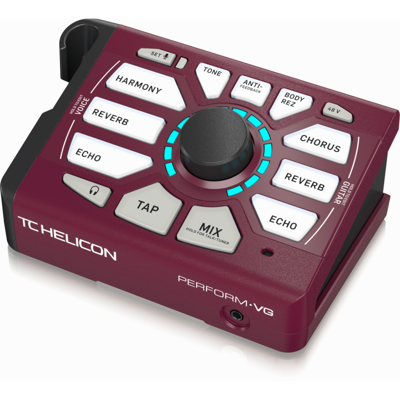 TC Helicon Perform-VG Burgundy Vocal and Acoustic Guitar Processor — view 4