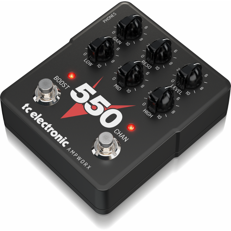 TC Electronic V550 Dual Channel Guitar Preamp Pedal — view 4