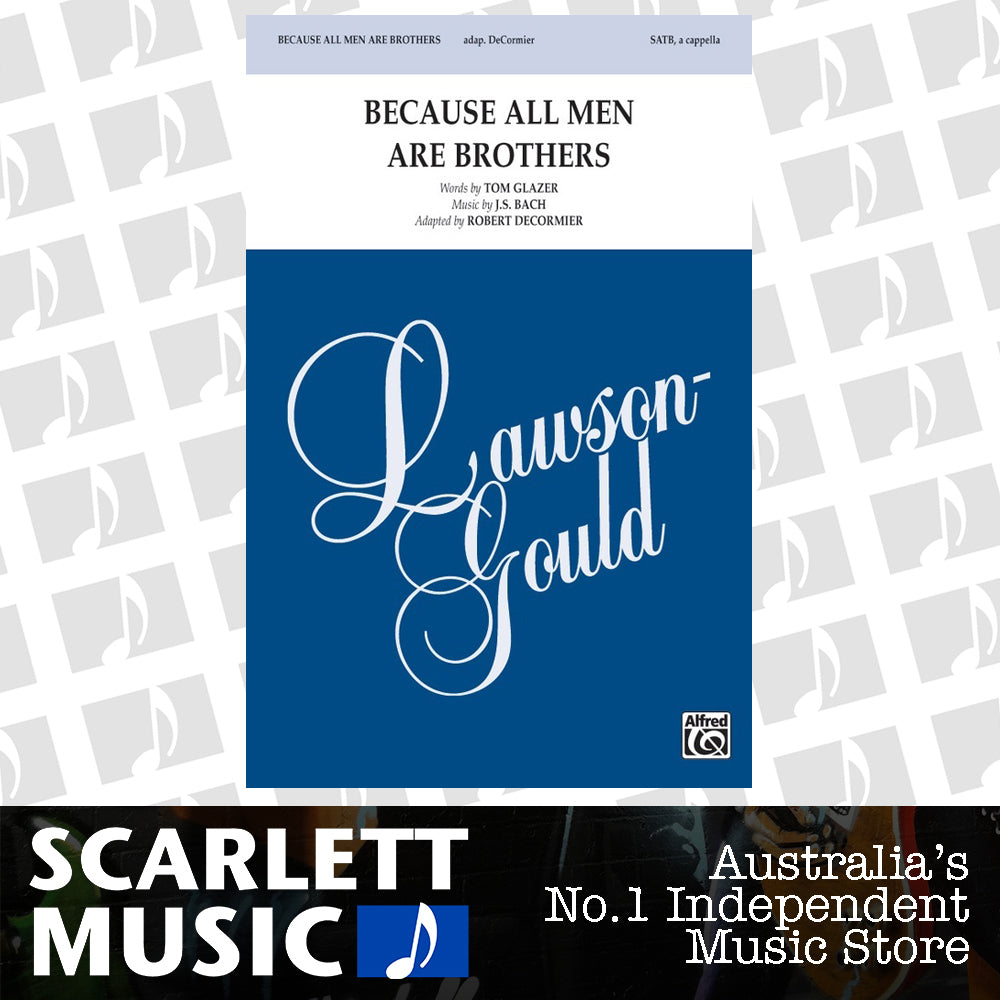 Because All Men Are Brothers SATB Choral Sheet Music — view 2
