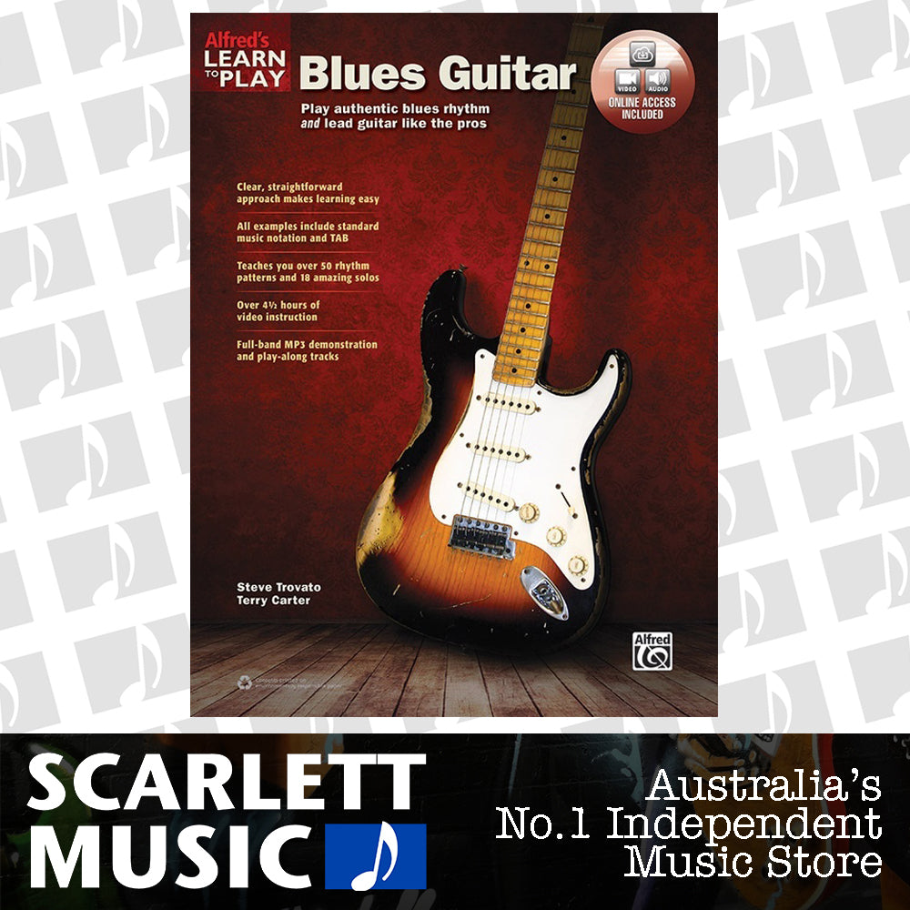 Alfred's Learn to Play Blues Guitar Book — view 2