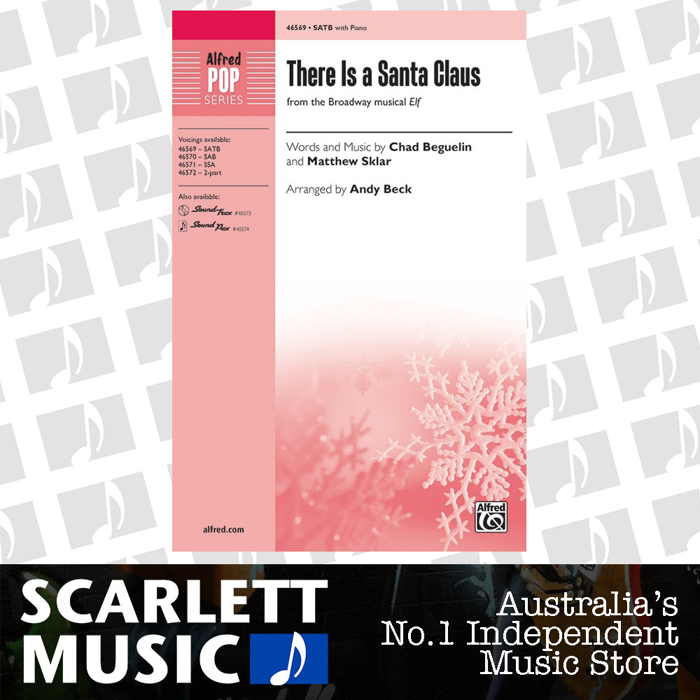 There Is A Santa Claus SATB — view 2