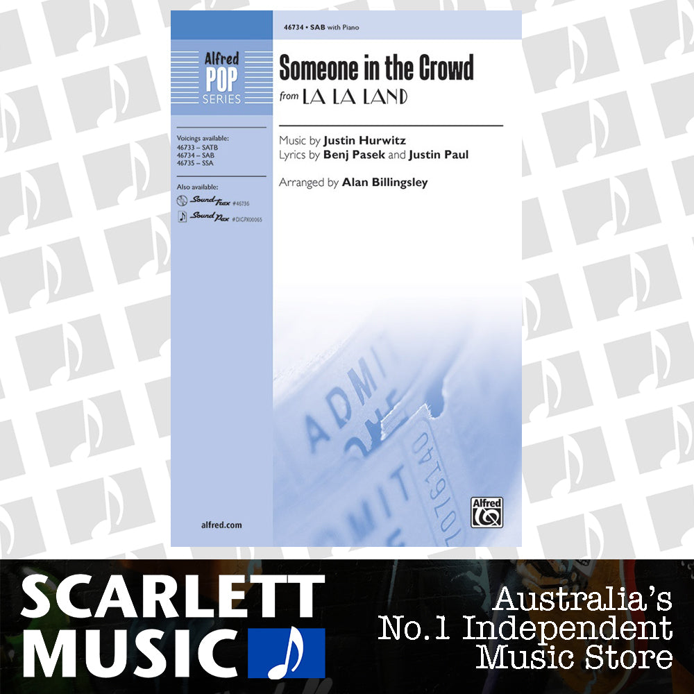 Someone in the Crowd SAB Choral Sheet Music — view 2
