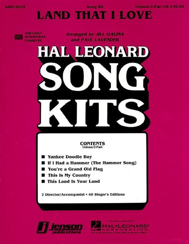Land That I Love Songkit Arr Lavender
