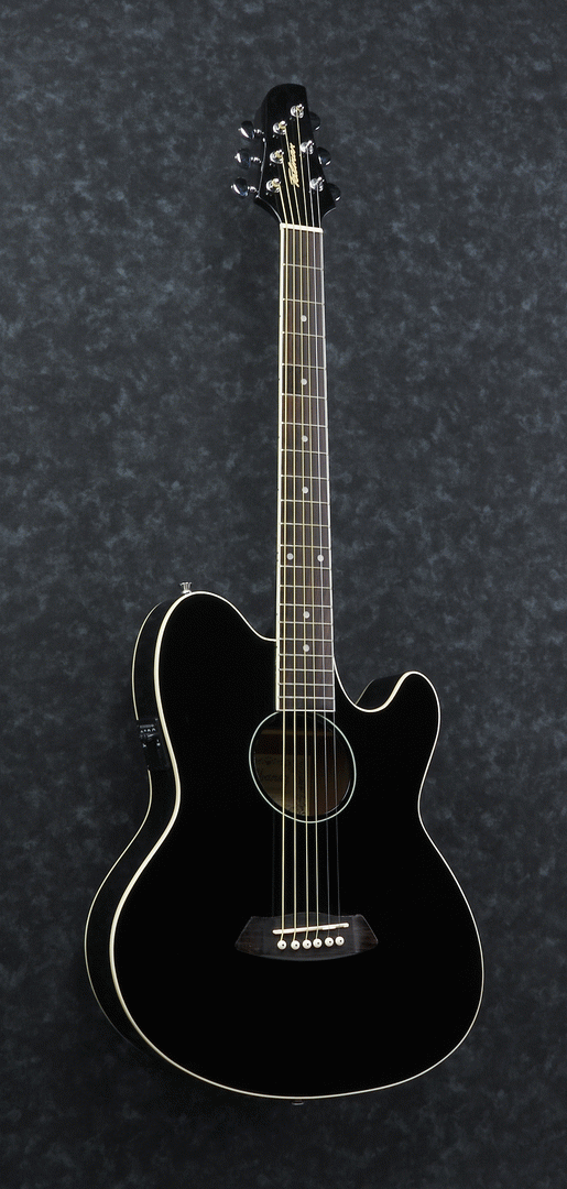 Ibanez TCY10E BK Acoustic-Electric Guitar (Black High Gloss) — view 4