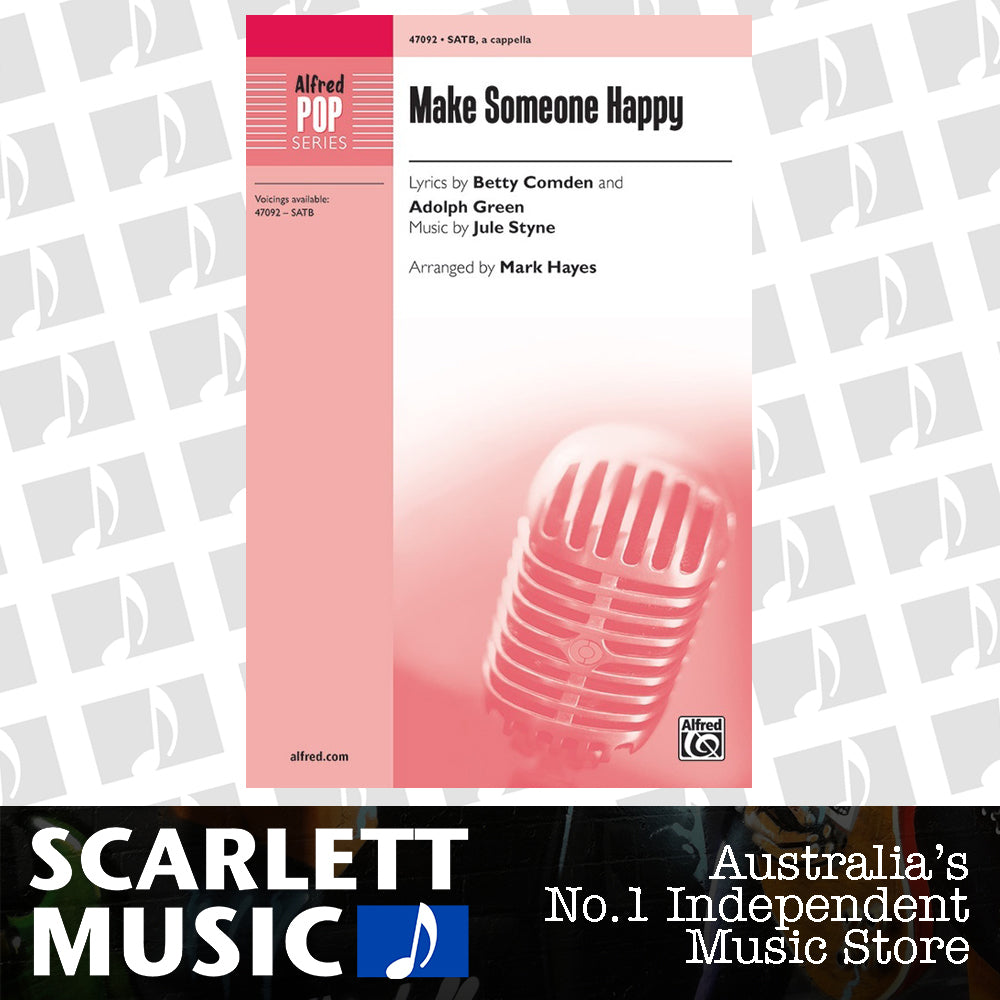 Make Someone Happy SATB — view 2