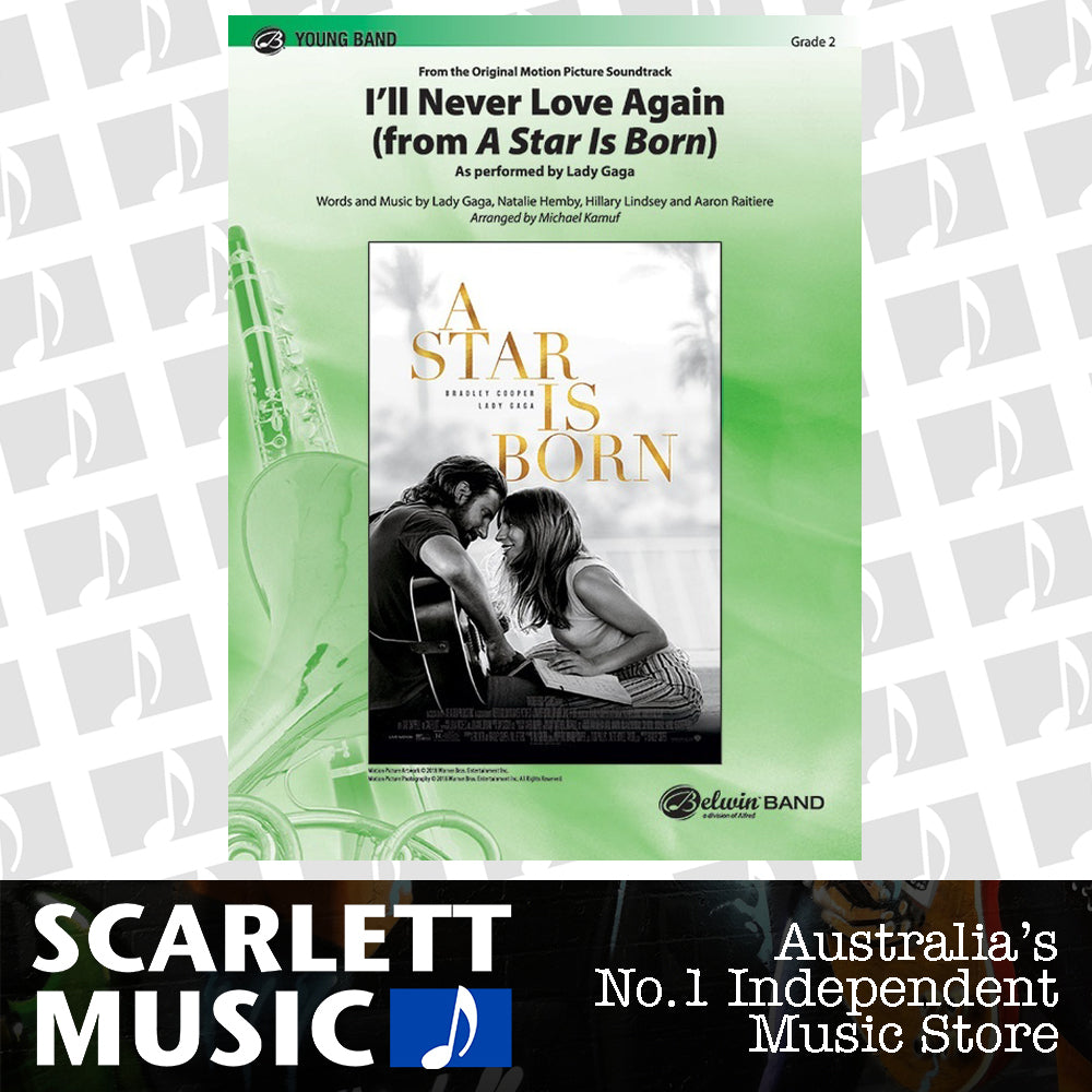 I'Ll Never Love Again From Star Is Born Concert Band Gr 2 — view 2
