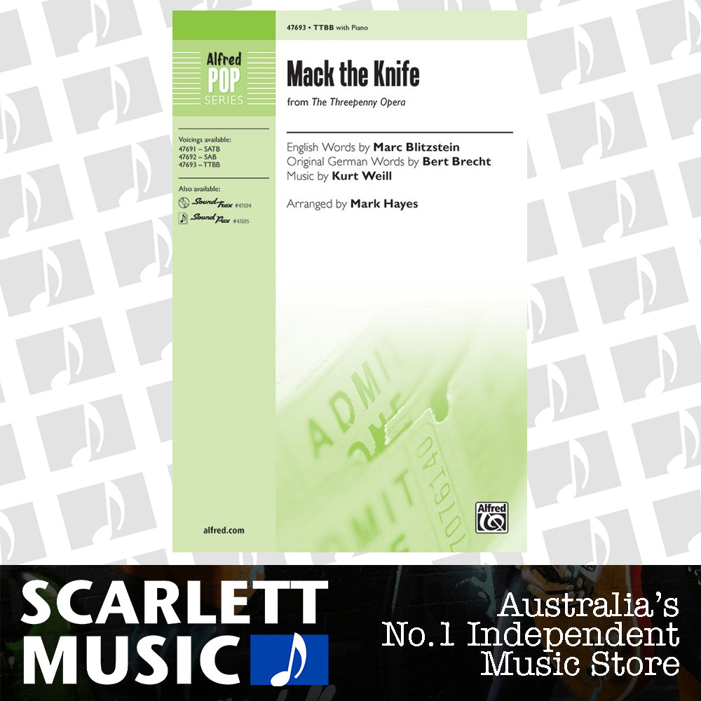 Mack The Knife TTBB — view 2