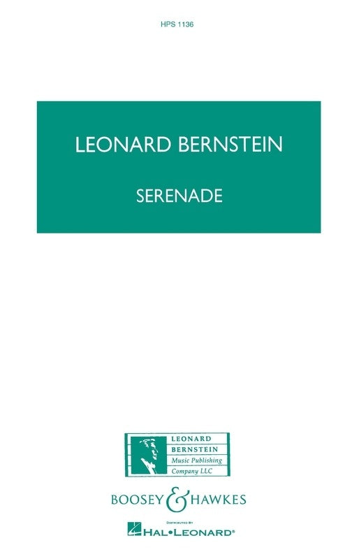 Bernstein - Sernade After Platos Symposium Study Score