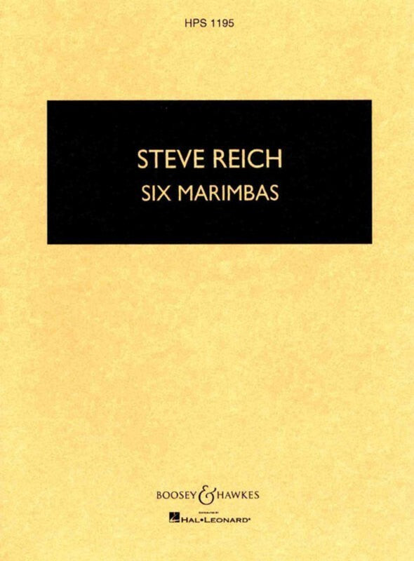 6 Marimbas Study Score (Music Score)