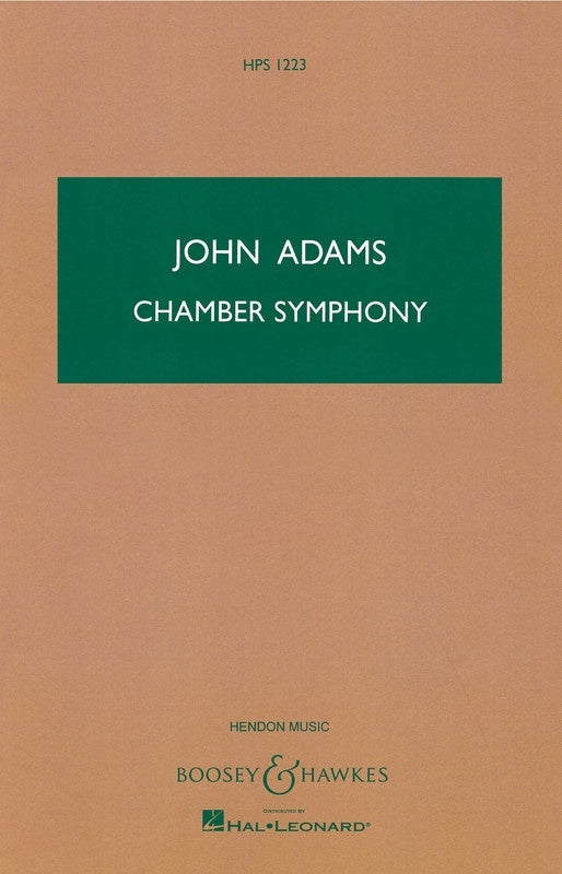 Adams - Chamber Symphony Study Score