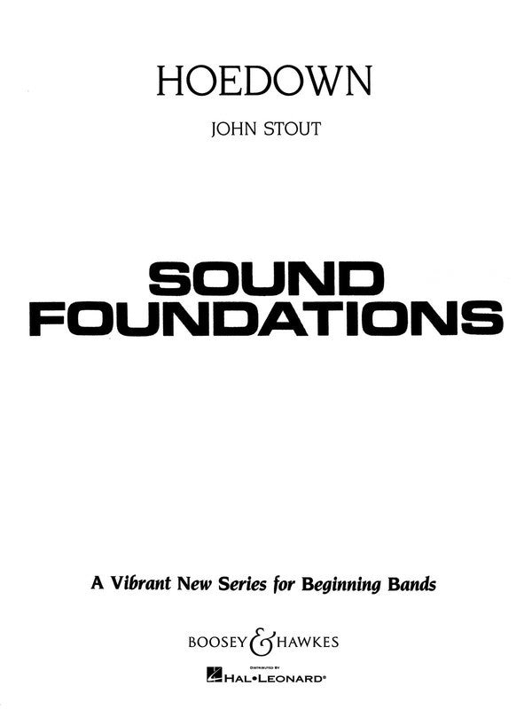 Hoedown Score/Parts