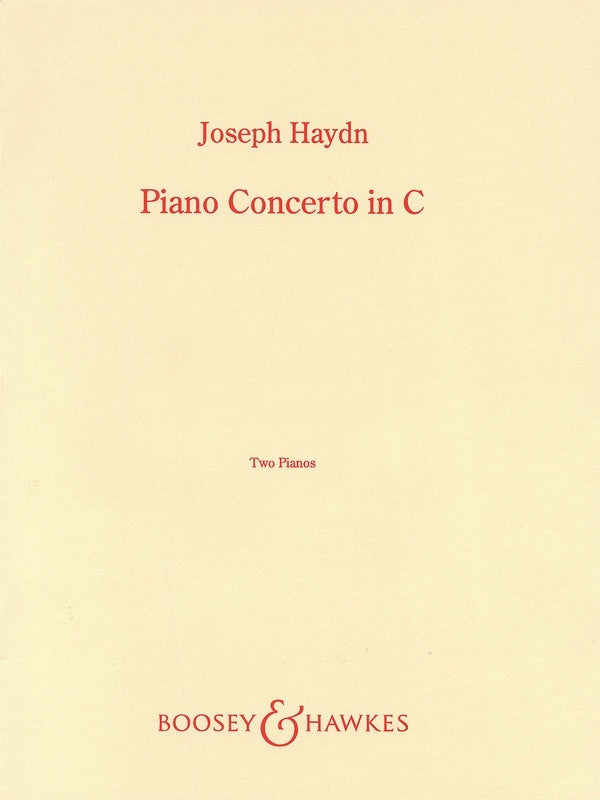 Piano Concerto In C 2 Pianos 4 Hands (Softcover Book)