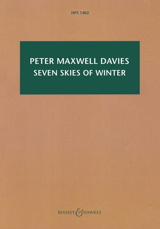 Seven Skies Of Winter Study Score