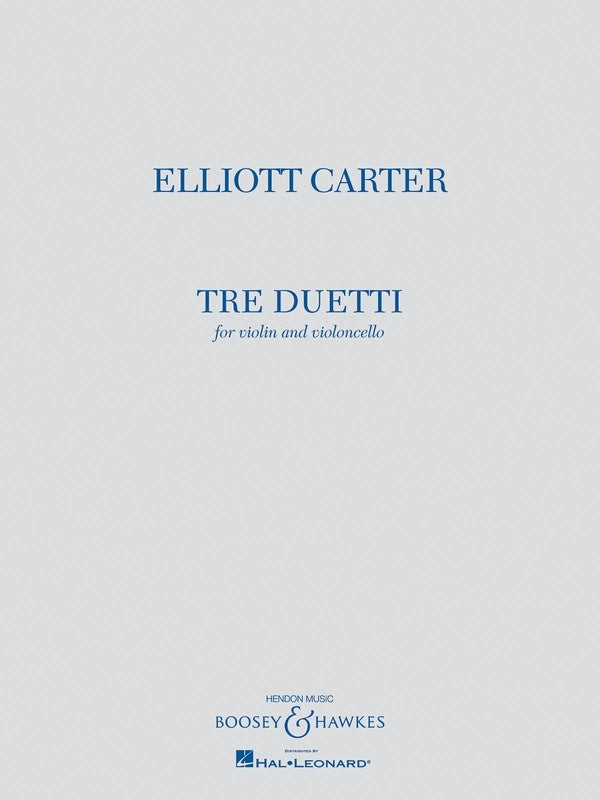 Tre Duetti Violin/Cello Duets (Softcover Book)