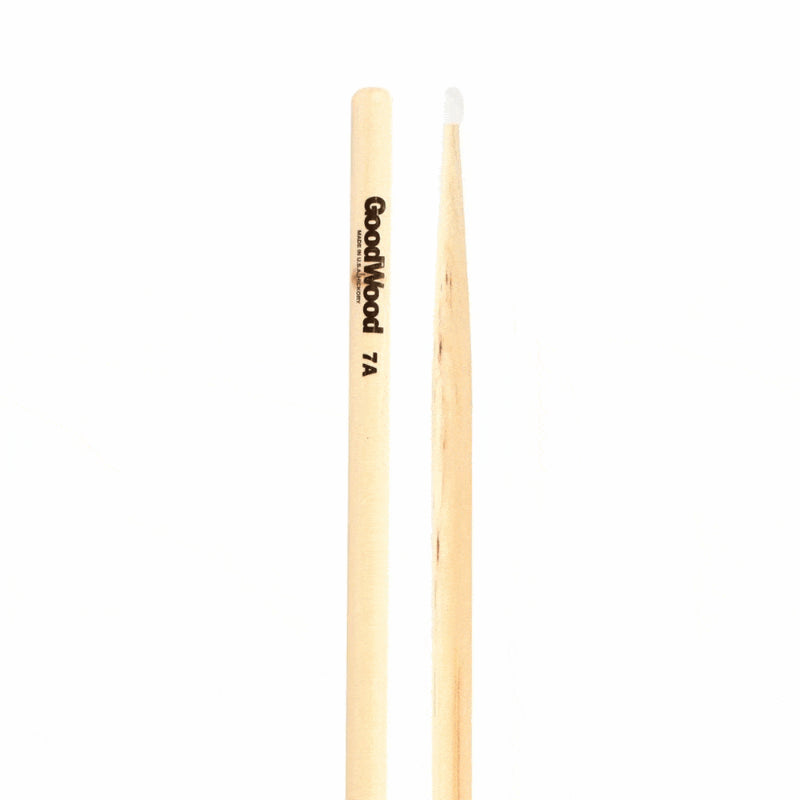 Vater Goodwood Rock Nylon Tip Drumsticks - American Hickory, Durable, Budget-Friendly