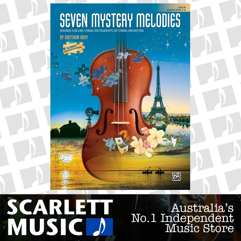 Seven Mystery Melodies for Grade 1-2 Violin Sheet Music — view 2