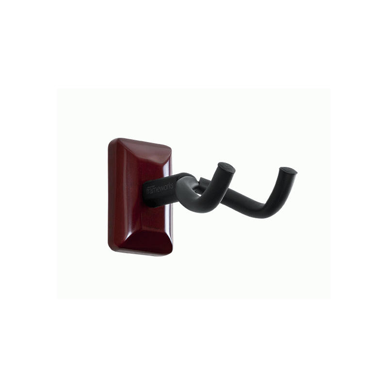 Frameworks Wall Mounted Guitar Hanger with Cherry Mounting Plate