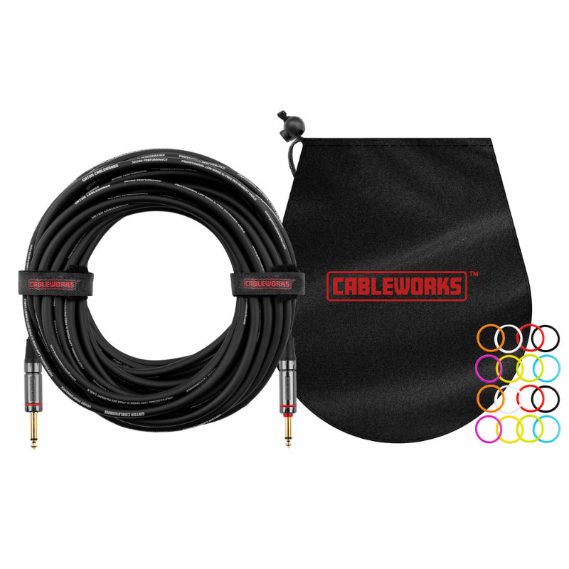 Gator Headliner Series 20ft Straight to Straight Quiet Instrument Cable — view 5