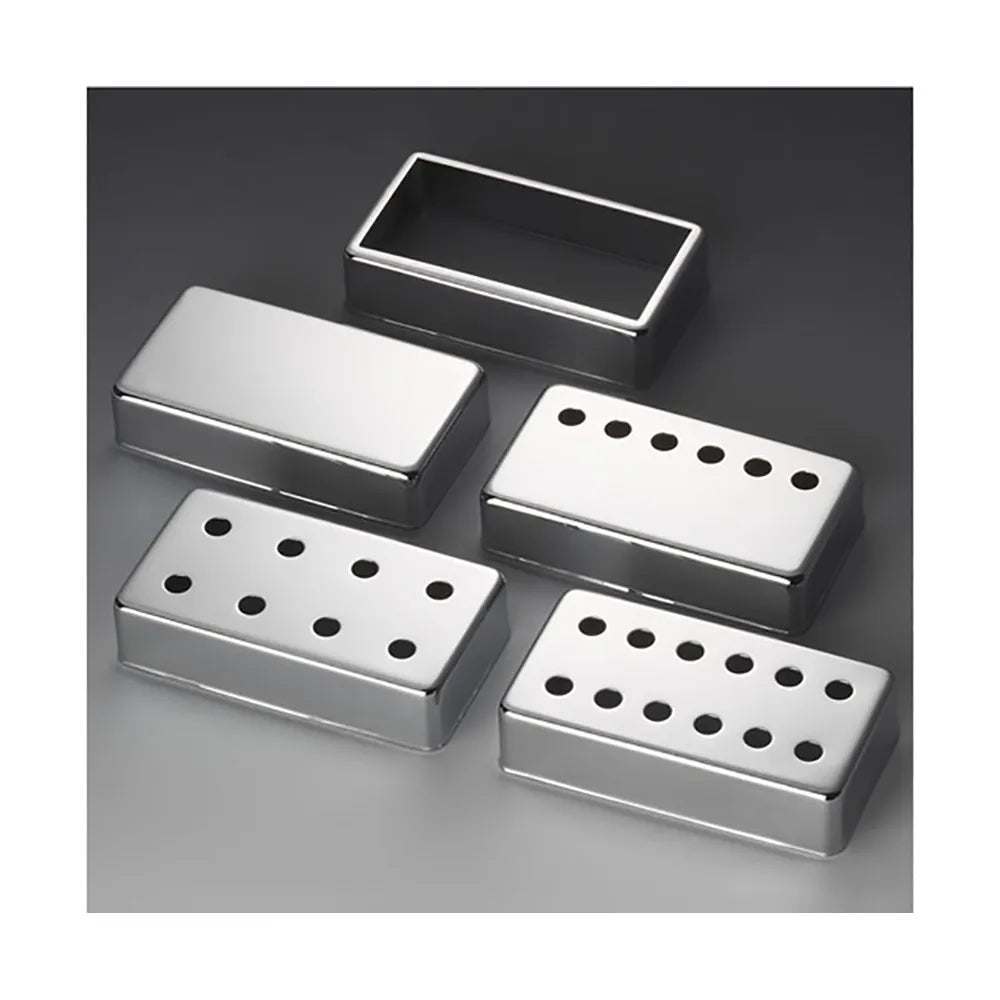 Schaller 6 Hole Guitar Pickup Cover Chrome 132N 17010204
