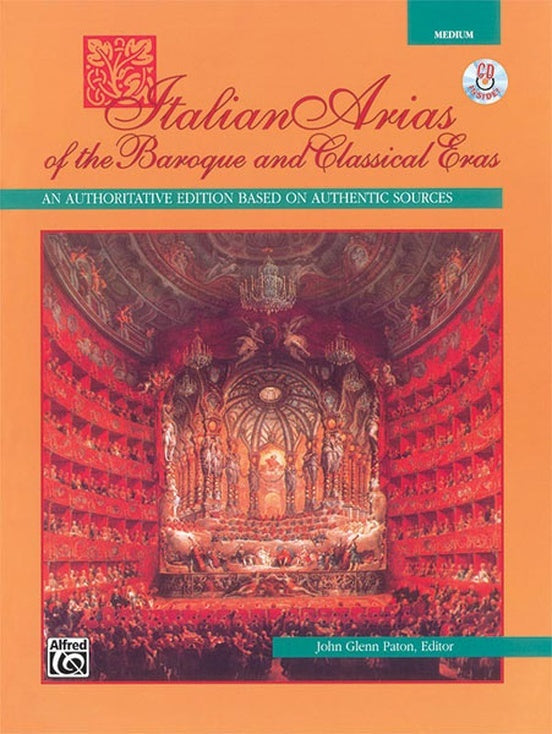 Italian Arias Of Baroque & Classical Med Book/CD
