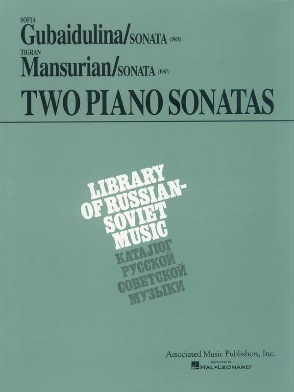 Gubaidulina/Mansurian - 2 Piano Sonatas (Softcover Book)