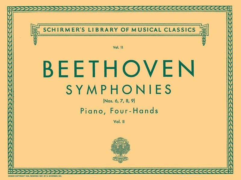 Beethoven - Symphonies Book 2 Nos. 6-9 for Piano Duet