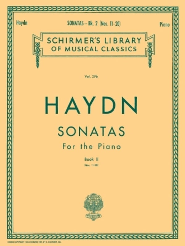 Haydn 20 Sonatas Book.2 Lib.296 Piano