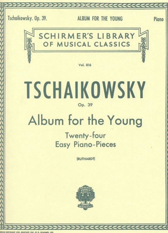 Tchaikovsky Al.Young Op 39 Lib.816 Piano
