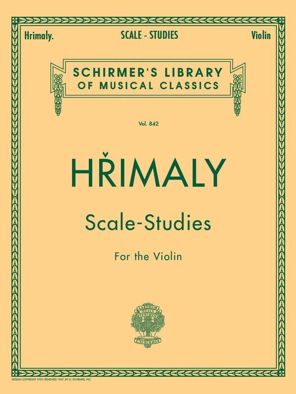 HRIMALY Scale Studies for Violin - 40 Pages, G. Schirmer, Inc.
