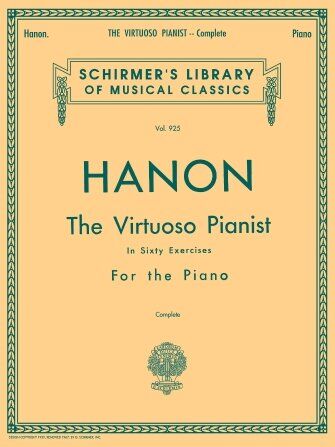 Hanon - The Virtuoso Pianist Complete in 60 Exercises, G. Schirmer Edition, 120 Pages