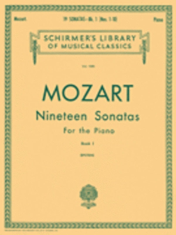Mozart 19 Sonatas Book.1 Lib.1305 Piano