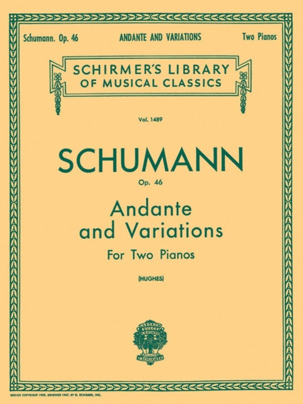 Schumann Andante/Var.Lib.1489 2 Pianos