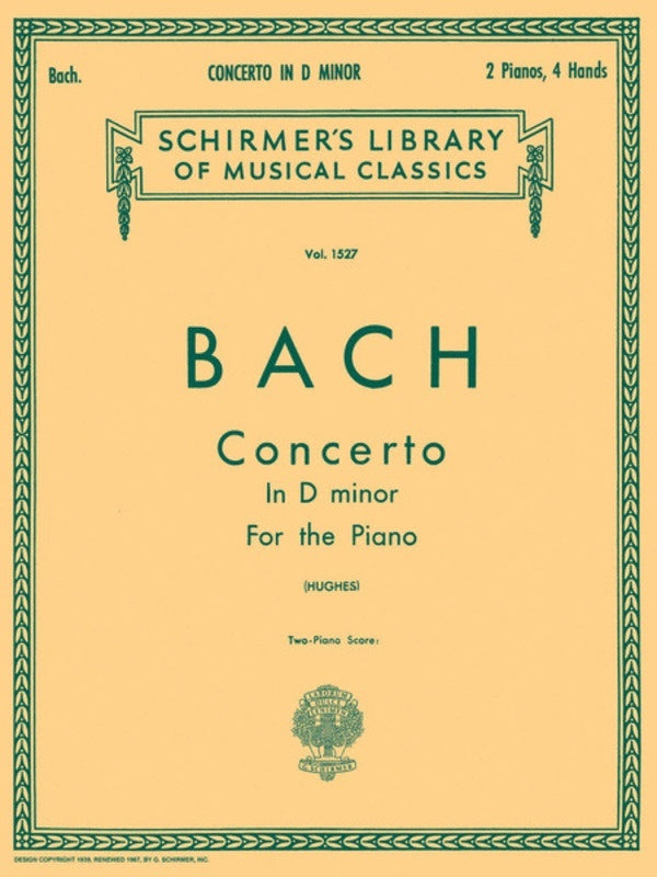 Bach Concerto D Minor 2 Pianos Version