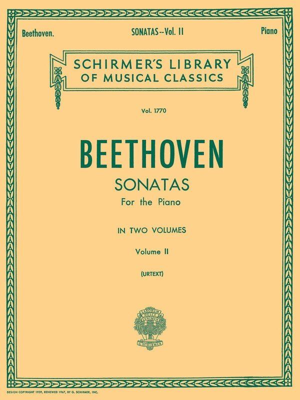 Beethoven - Piano Sonatas Vol. 2 Urtext Edition