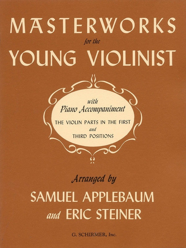 Masterworks For Young Violinists