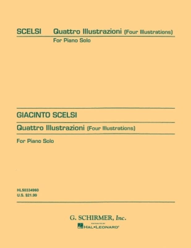 Scelsi Quattro Illustrazioni Piano — view 2