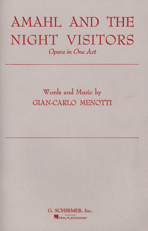 Schirmer - Menotti - AmaHL Night Visitors Chorus Part
